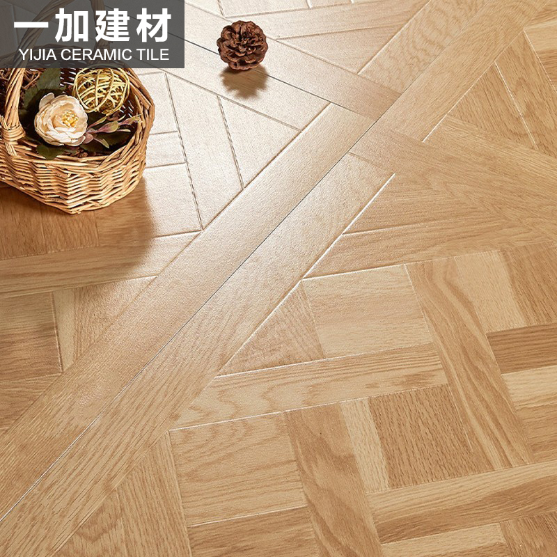 复古仿实木地板砖600x600 凡尔赛中式拼花图木纹砖卧室防滑地板砖