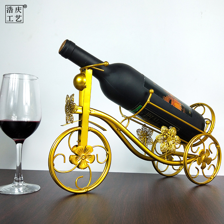 欧式创意红酒架酒柜装饰品摆件红酒架展示客厅简易时尚葡萄酒架子