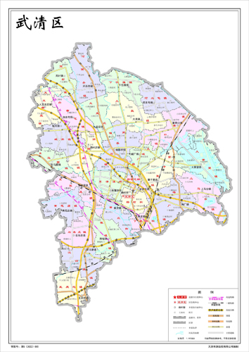 武清区地图水系河流湖泊交通行政区划旅游铁路地形卫星流域地势公