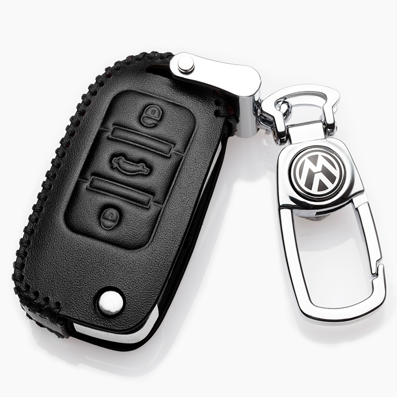 大众蔚领钥匙套专用2018款一汽大众汽车蔚领车钥匙套真皮蔚领钥匙