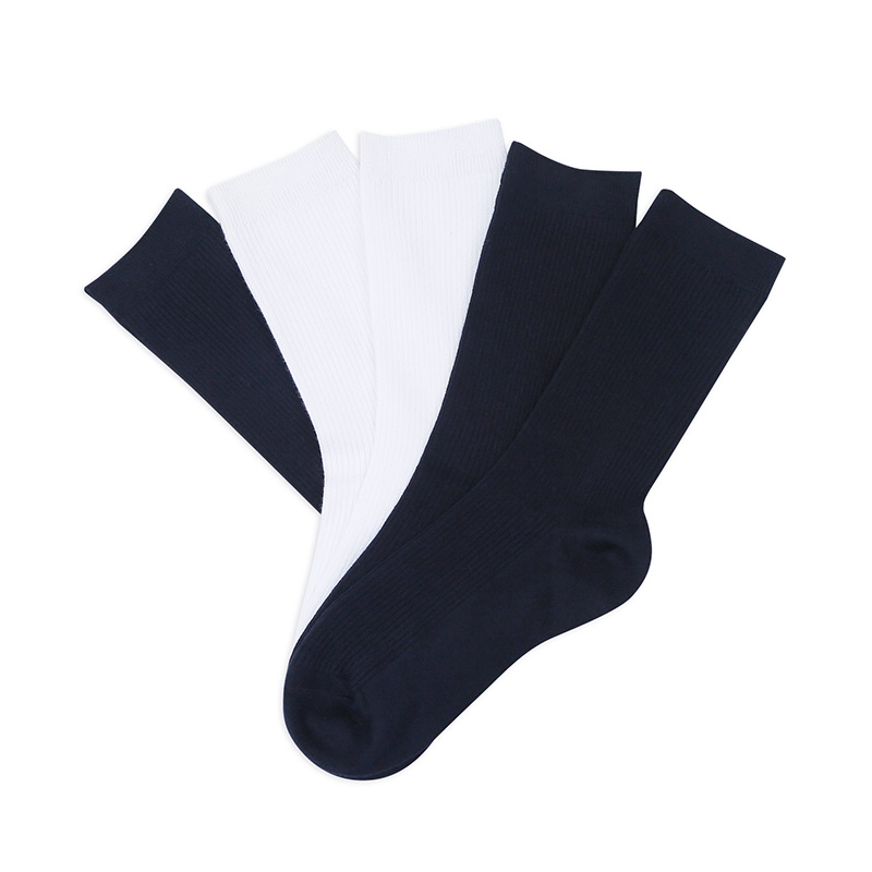 haruta日系百搭纯色纯棉20-27-36长度可选jk制服显瘦白色小腿袜