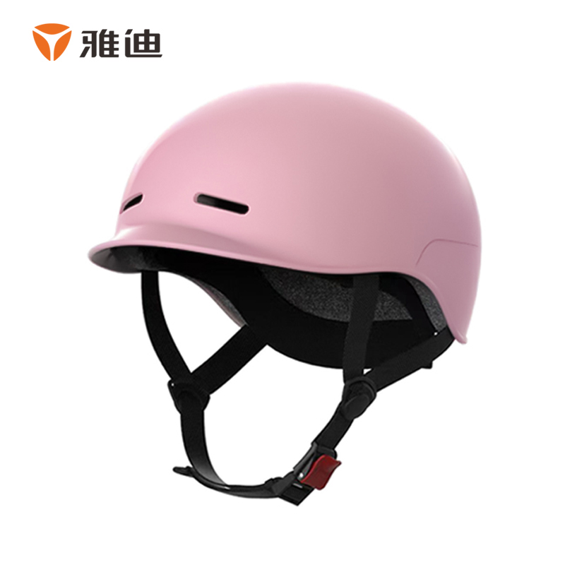 新款雅迪电动车头盔3C认证轻便透气防晒女夏款安全帽电瓶摩托车半