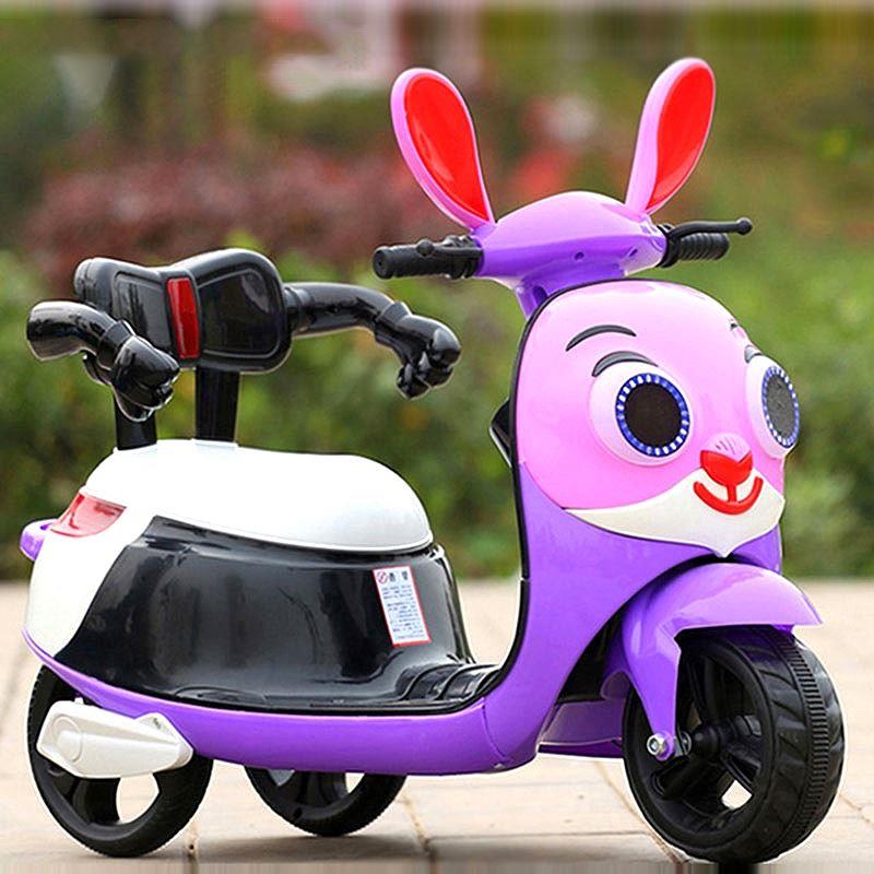 新款婴幼儿童动车摩托车三轮车充男电女宝坐宝电瓶车可童车BDQ-61