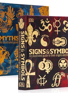 DK百科全书2册符号与象征神话与传说英文原版Signs and Symbols Signs and Symbols经典神话宗教符号含义图解秘密语言科普读物