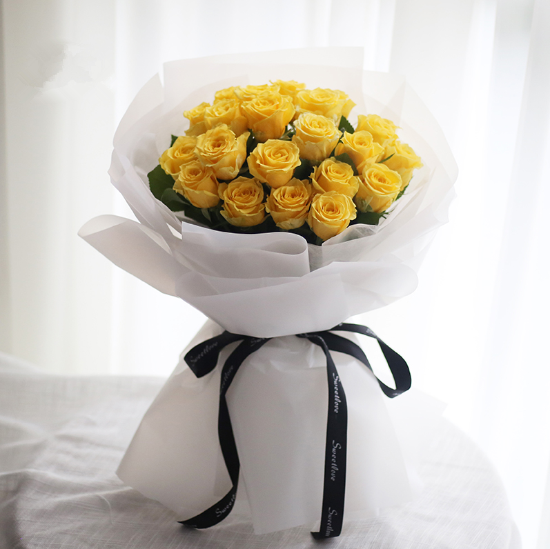 11朵19朵33红玫瑰礼盒鲜花速递昆明市东川区呈贡县同城店送花上门