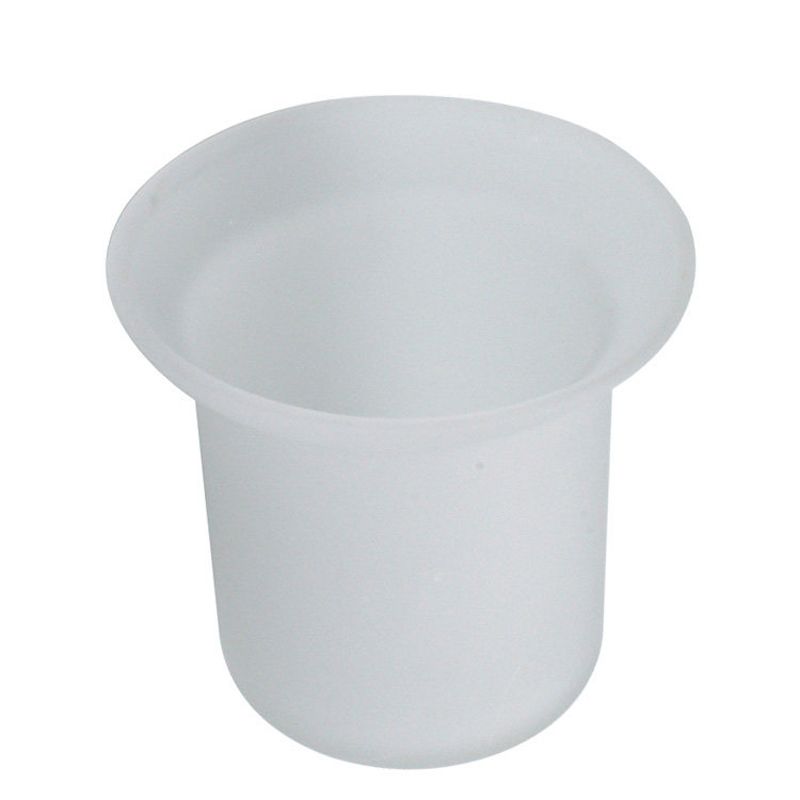 化妆室马桶刷架配件刷头刷杆马桶杯马桶刷杯子磨砂玻璃杯标准通用