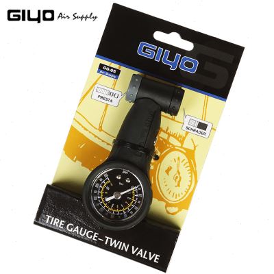 新品GIYO轮胎量压表山地车自行车气压表公路车胎压计GG-05胎压表
