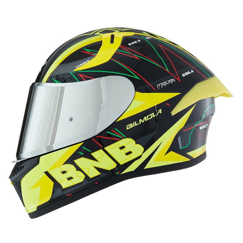 新款BILMOLA头盔假面骑士男女通用个性摩托车机车全盔防雾安全四