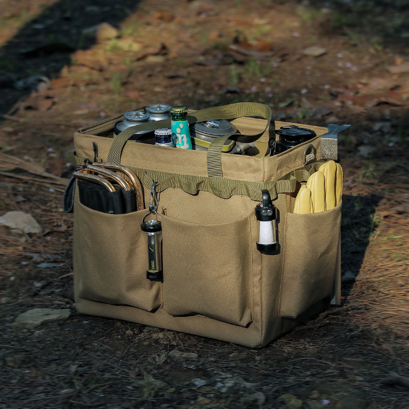 户外工具收纳箱露营储物收纳袋大容量多功能手提袋储物野炊整理包