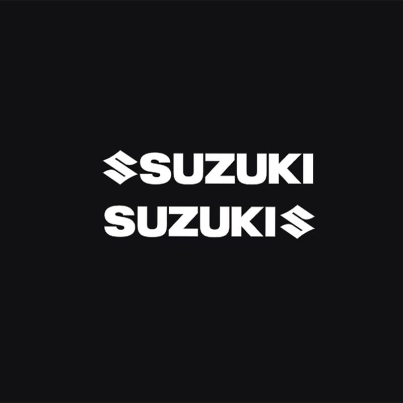 适用于铃木SUZUKI摩托车贴纸防水车标志装饰反光贴踏板车身减震贴
