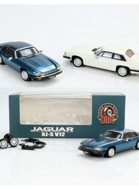BMC 1 64合金车Jaguar 1984 XJS 捷豹汽车模型经典跑车仿真车摆件