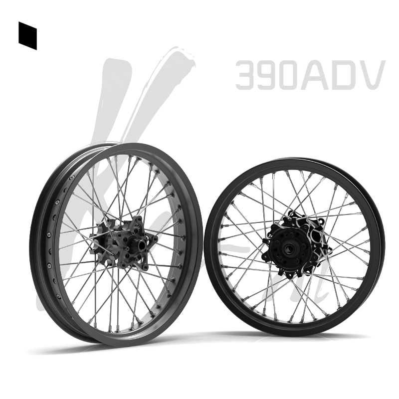 适配于 KTM390ADV斜拉式真空辐条轮组铝合金轮圈总成摩托车改装件
