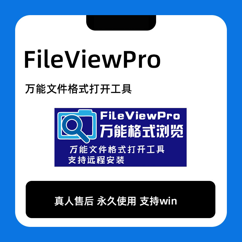 FileViewPro远程安装 2024万能文件格式打开工具FileView全能查看