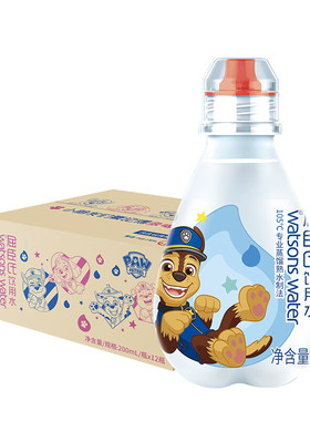 屈臣氏（Watsons）儿童饮用水105℃高温蒸馏 宝宝吸嘴200ml*12瓶