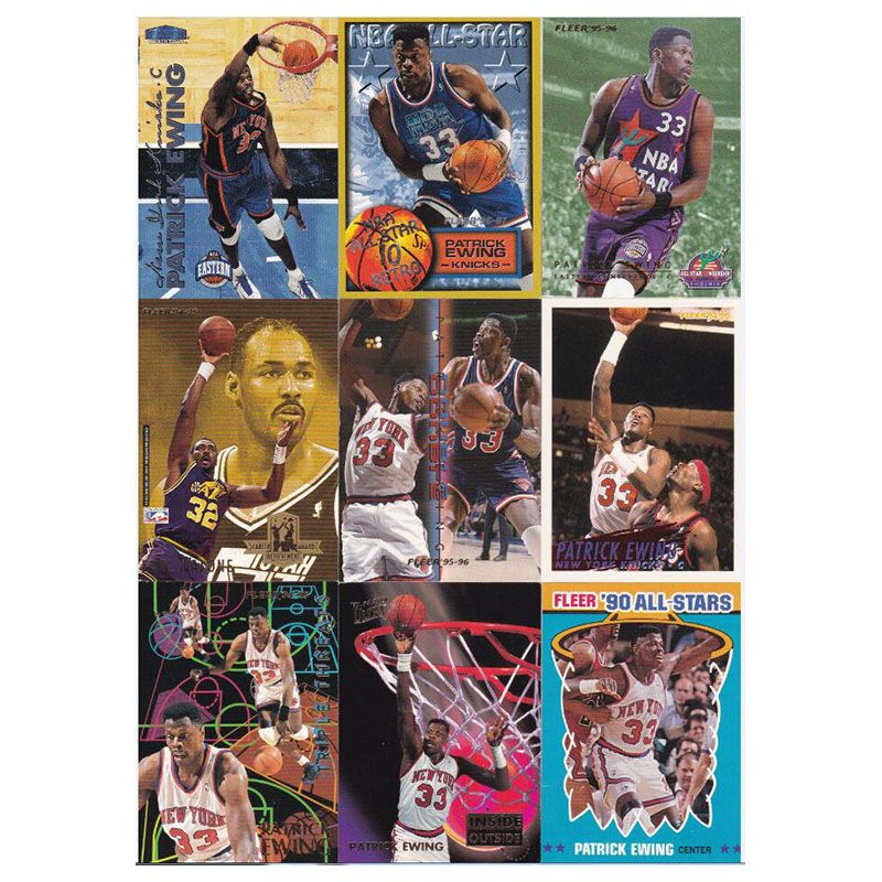 NBA球星卡 帕特里克尤因 全明星 fleer 1990-1999