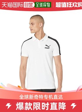 香港直邮潮奢 Puma 男士T7 标志性图案Polo衫