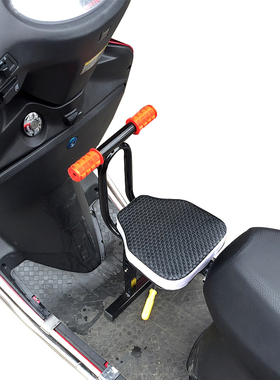 电瓶车前置儿童座椅可折叠踏板车电动车摩托车宝宝婴儿小孩车坐椅
