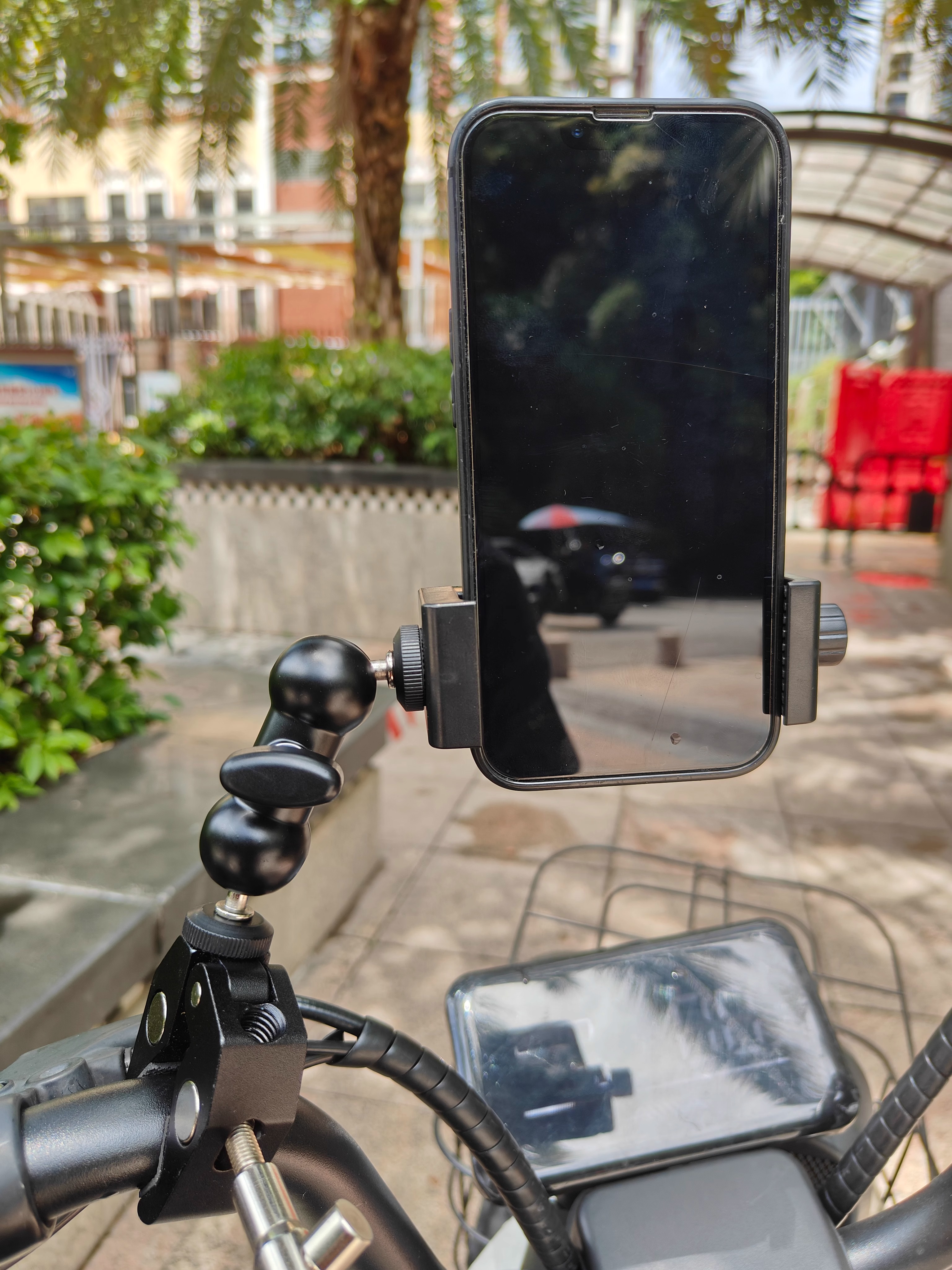 摩托车支架Gopro录制支架配件车把固定360全景运动相机骑行自行车