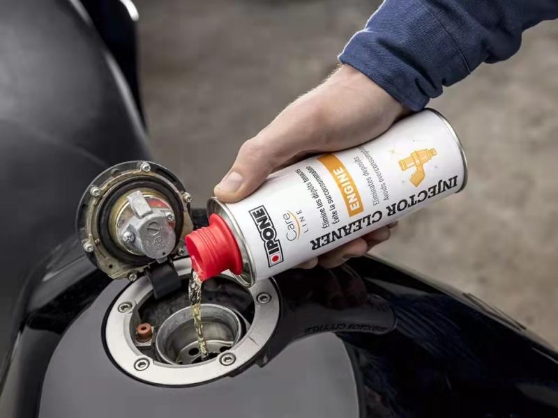 法国进口IPONE摩托车喷油嘴清洗剂免拆发动机内部除积碳添加剂