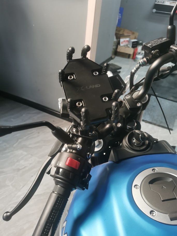车载铝合金手机支架自行车电动摩托车导航架充电器摩旅骑行装备