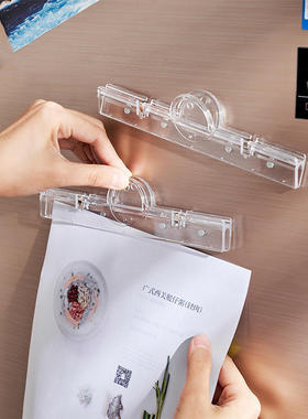 日本磁吸便签夹厨房冰箱留言贴磁铁便条夹纸条夹便签贴便利贴
