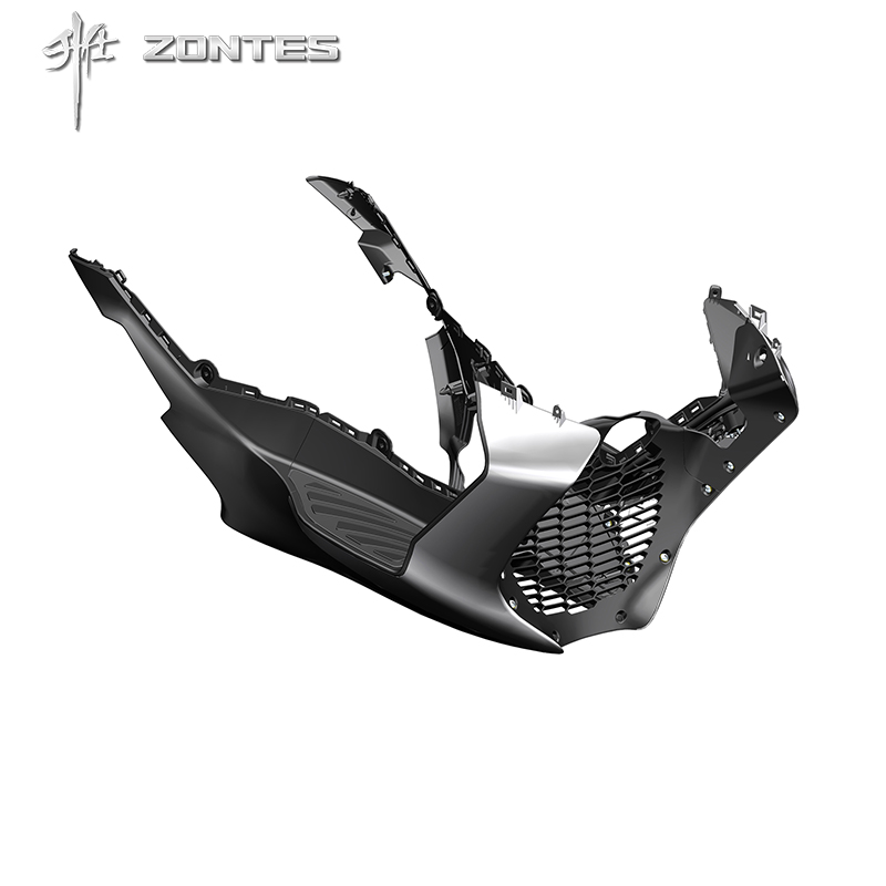 升仕ZT350T-E踏板摩托车前左右脚踏板搁脚装饰罩下导流罩包围外壳