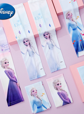 迪士尼儿童防晒冰袖女童防紫外线艾莎爱莎公主宝宝女孩冰丝袖套夏