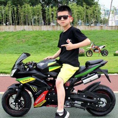 品迷你摩托车49cc燃油小型趴赛儿童成人摩托车电摩充电汽油学生新