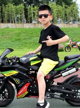 品迷你摩托车49cc燃油小型趴赛儿童成人摩托车电摩充电汽油学生新