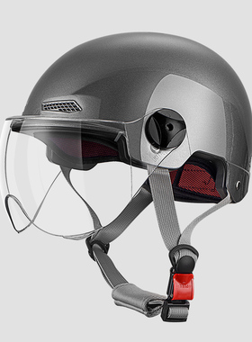 国标3c认证电动车头盔电瓶摩托车男女士冬季安全帽四季通用半盔新