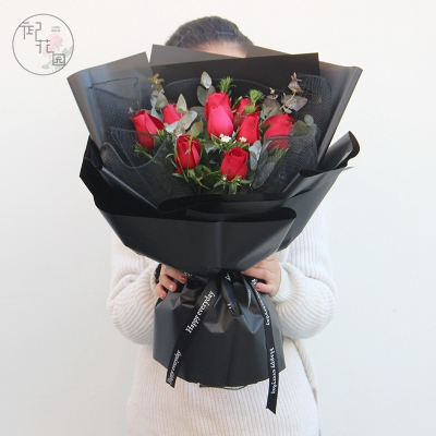11朵19朵33红玫瑰礼盒鲜花速递珠海市斗门区井岸镇同城店送货上门