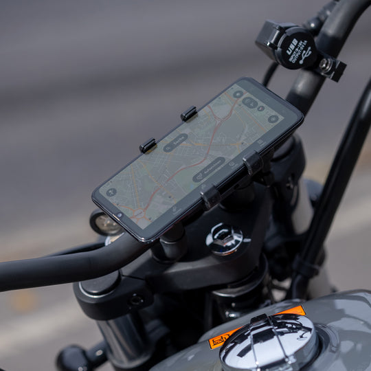 德国sp connect 摩托车自行车支架手机夹背夹固定器58-85 mm
