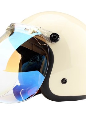 台湾EVO精装骑士哈雷复古安全帽电动摩托车头盔男女3/4盔保暖冬季