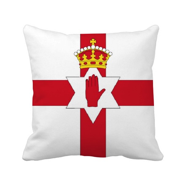 北爱尔兰国旗欧洲国家象征符号图案方形抱枕靠枕沙发靠垫含芯礼物