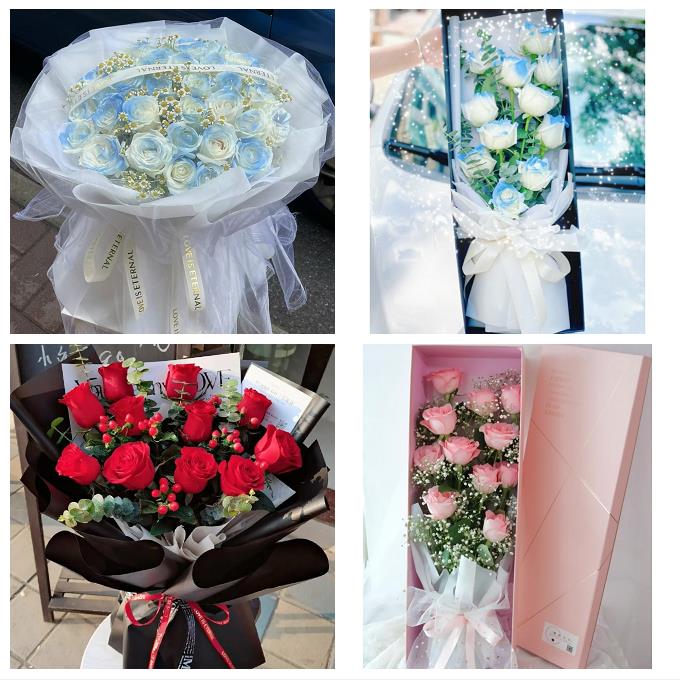 兰州市城关区七里河西固安宁区同城花店订玫瑰生日鲜花送老婆女友