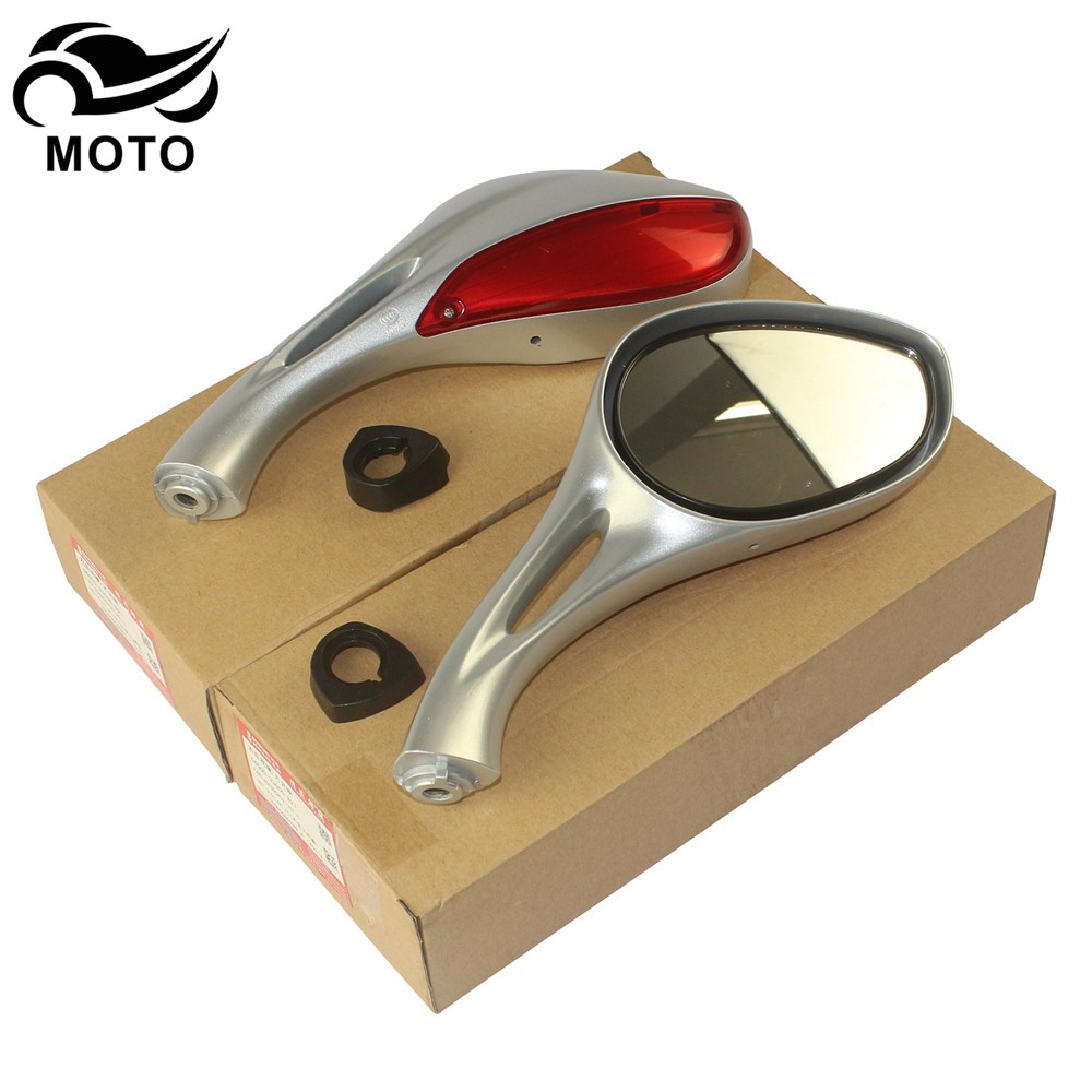 踏板摩托车配件适用铃木天玉UZ125T-A/C原装后视镜反光镜倒车镜