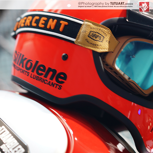 TUTU圖圖車貼 M50复古头盔装饰贴 SILK创意汽车摩托车个性反光贴