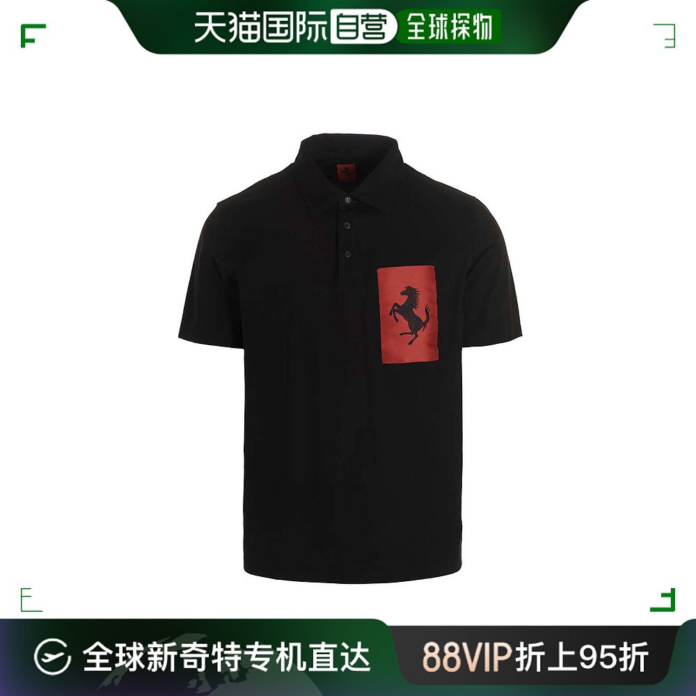 香港直邮Ferrari 男士 标志口袋Polo衫 47821法拉利