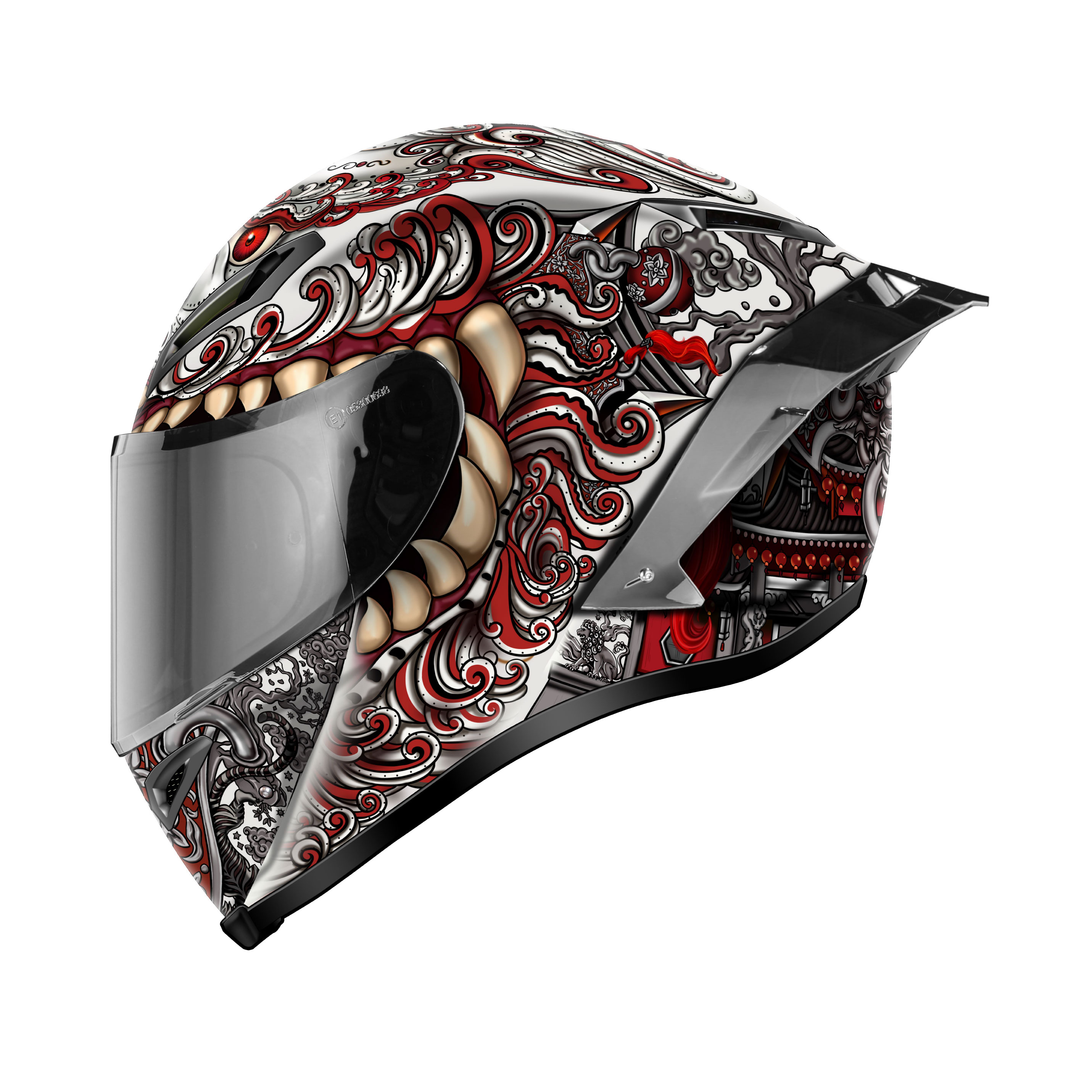 硬汉头盔摩托车越野拉力摩旅碳纤维玻璃钢全盔机车装备街盔跑盔