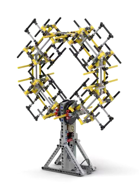 兼容乐高积木齿轮工程机械组模型科技拼装万花筒机器人套装