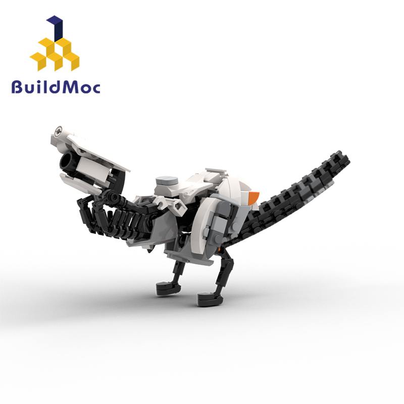 BuildMOC地平线黎明时分大观察者中国拼插积木摆件男孩玩具模型