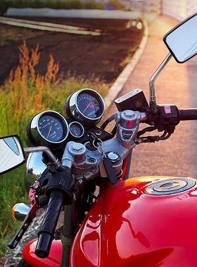 电动摩托车后视镜铝合金高清360度多角度调节三轮车电动车反光镜