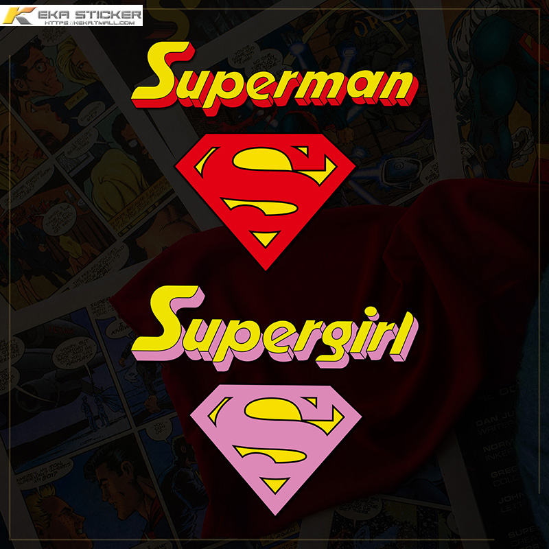 superman搞笑创意超人汽车电动车贴纸摩托车头盔装饰车贴划痕贴纸