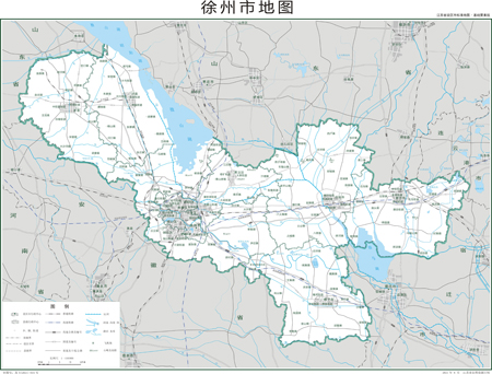 徐州市地图水系河流湖泊交通行政区划旅游铁路地形卫星流域地势公