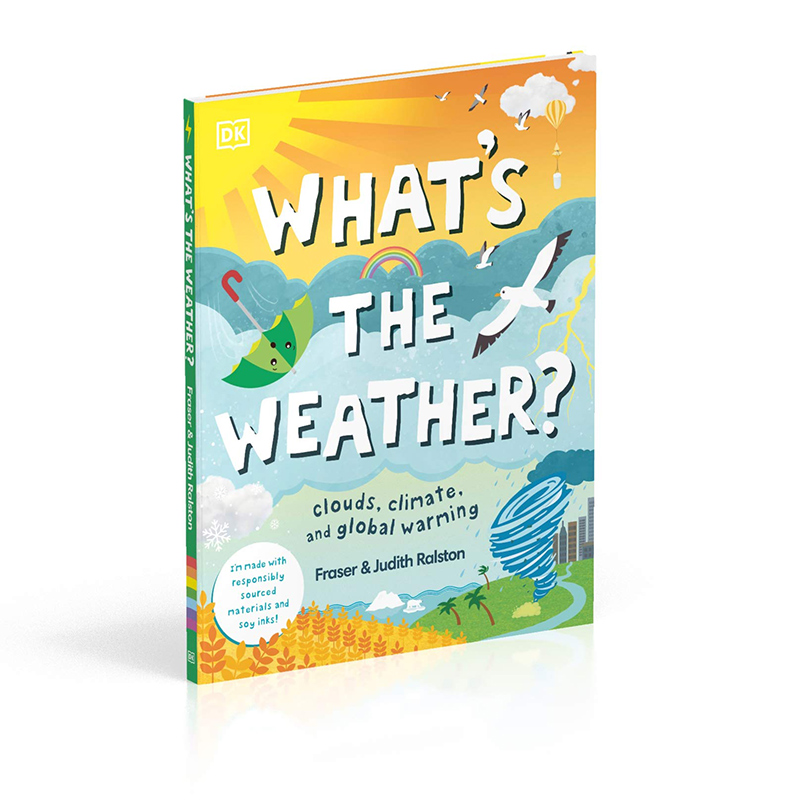 英文原版 DK What's the Weather? 发现气候变化和天气变化的原因 DK儿童百科绘本图画书  儿童全彩精装科普绘本