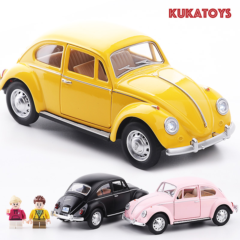 合金原厂正版授权1:28第一代大众甲壳虫经典汽车模型儿童玩具彩珀