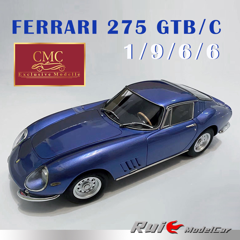 1:18 CMC法拉利Ferrari 275 GTBC 1966合金赛车汽车模型收藏