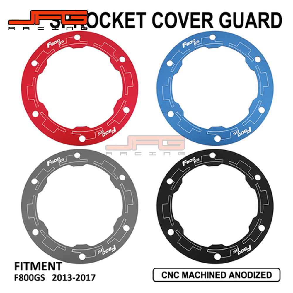 适用F800GS2013-2017摩托车改装铝合金后皮带传动盖后齿轮装饰盖