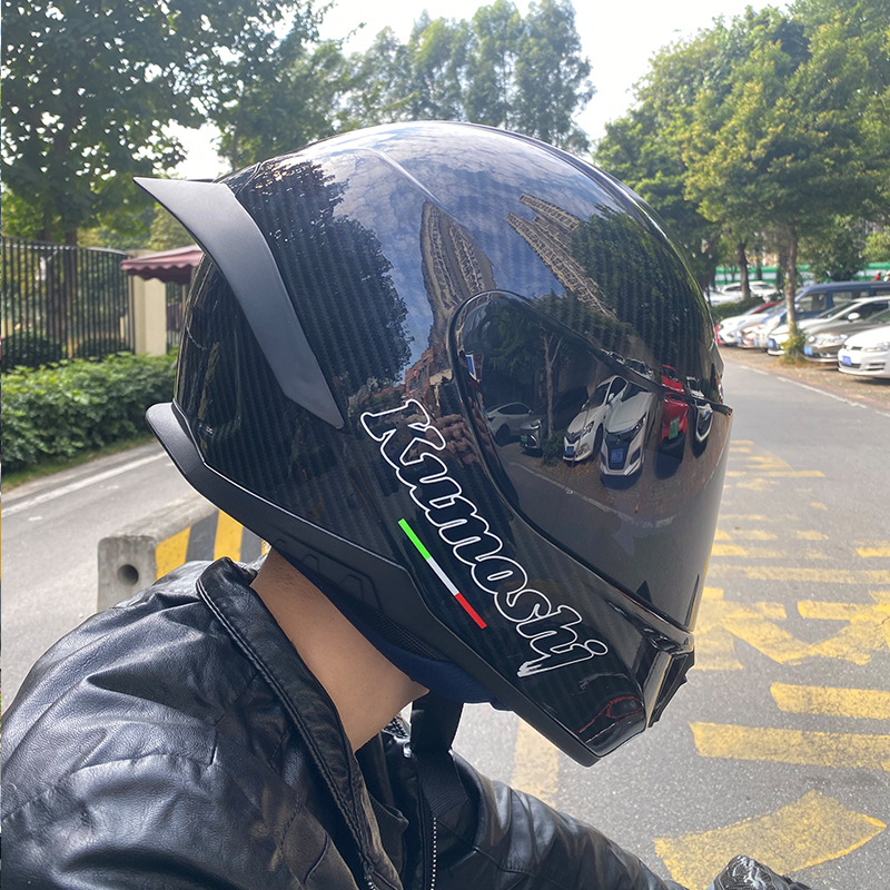摩托车头盔男女蓝牙骑士四季防雾3C认证机车赛车夏季巡航安全盔帽