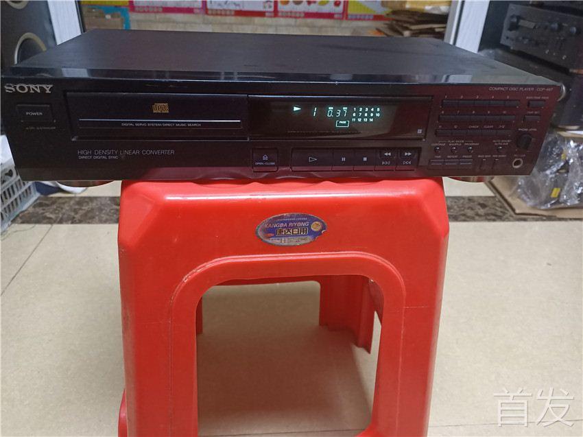 进口音响日本纯CD机 Sony/索尼CDP-497 CD碟机纯音乐CD播放机家用